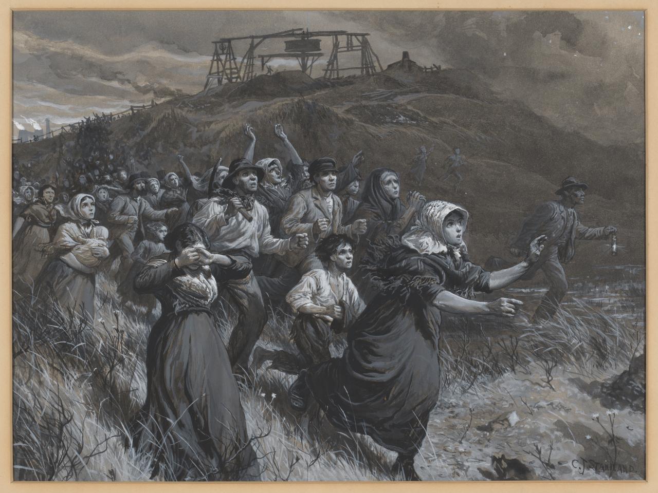 Staniland Colliery Explosion {1881} NGV [DR] - Before Felton